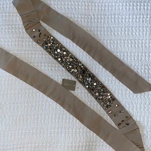 J Crew Rhinestone Wedding Sash